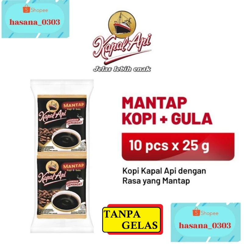 

kopi kapal api mantap 10saset [ TANPA GELAS ]