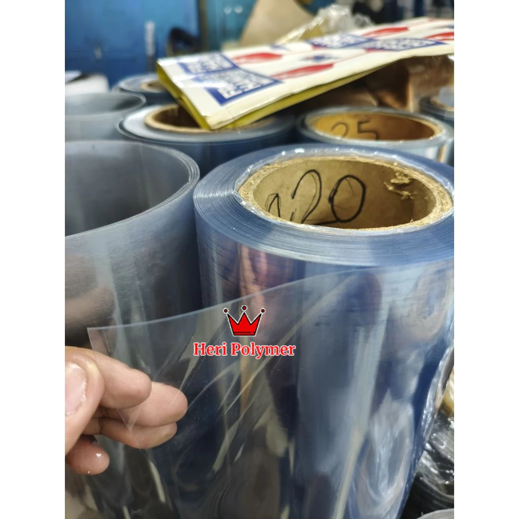 

Plastik PVC Mika Kaku Bening 0.20mm x Lebar 140cm