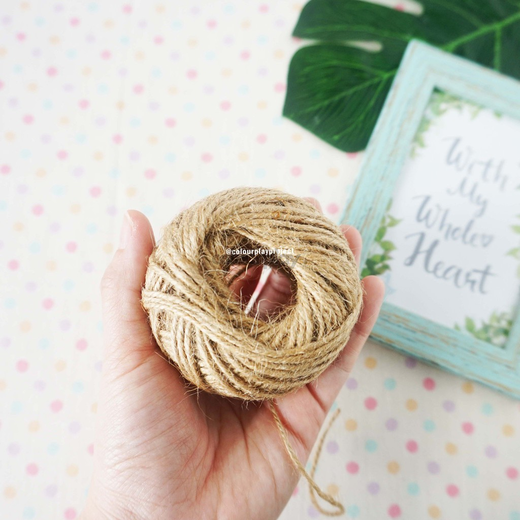 Tali jute/rami/goni (per meter) [Colourplay]