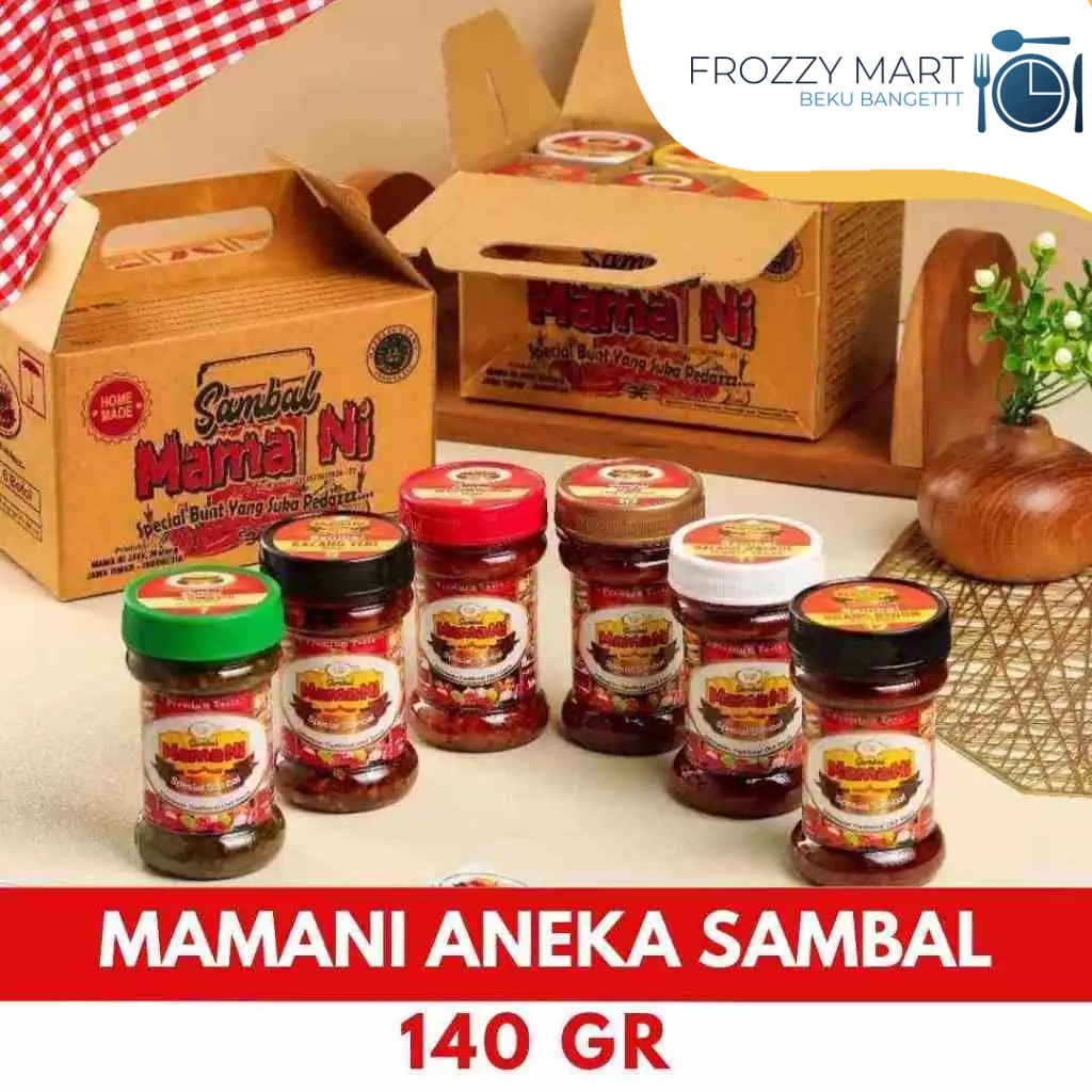 

MAMA NI Aneka Sambal 140gr – Sambal Rumahan Pedas Gurih Siap Santap