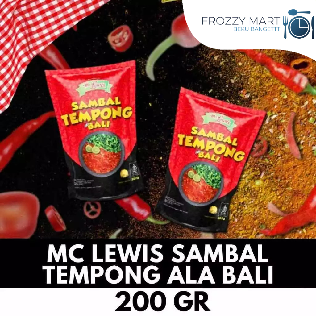 

MC LEWIS Sambal Tempong Bali | Saus Korea Pedas Ayam | Cheese Sauce | Saus Spaghetti
