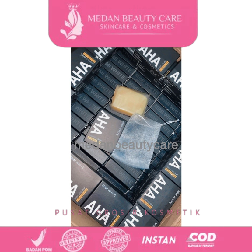 Mimi White Aha Bar Soap (Sabun Padat)