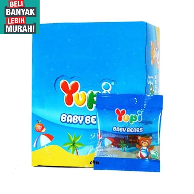 

YUPI BABY BEAR 1 BOX ISI 24 PCS ( BELI BANYAK LEBIH MURAH )++
