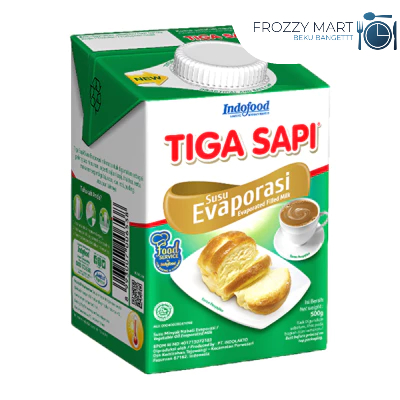 

Tiga Sapi Susu Evaporasi 500gr – Krimer Evaporasi Kental Rasa Susu Asli untuk Kue, Masakan, Minuman