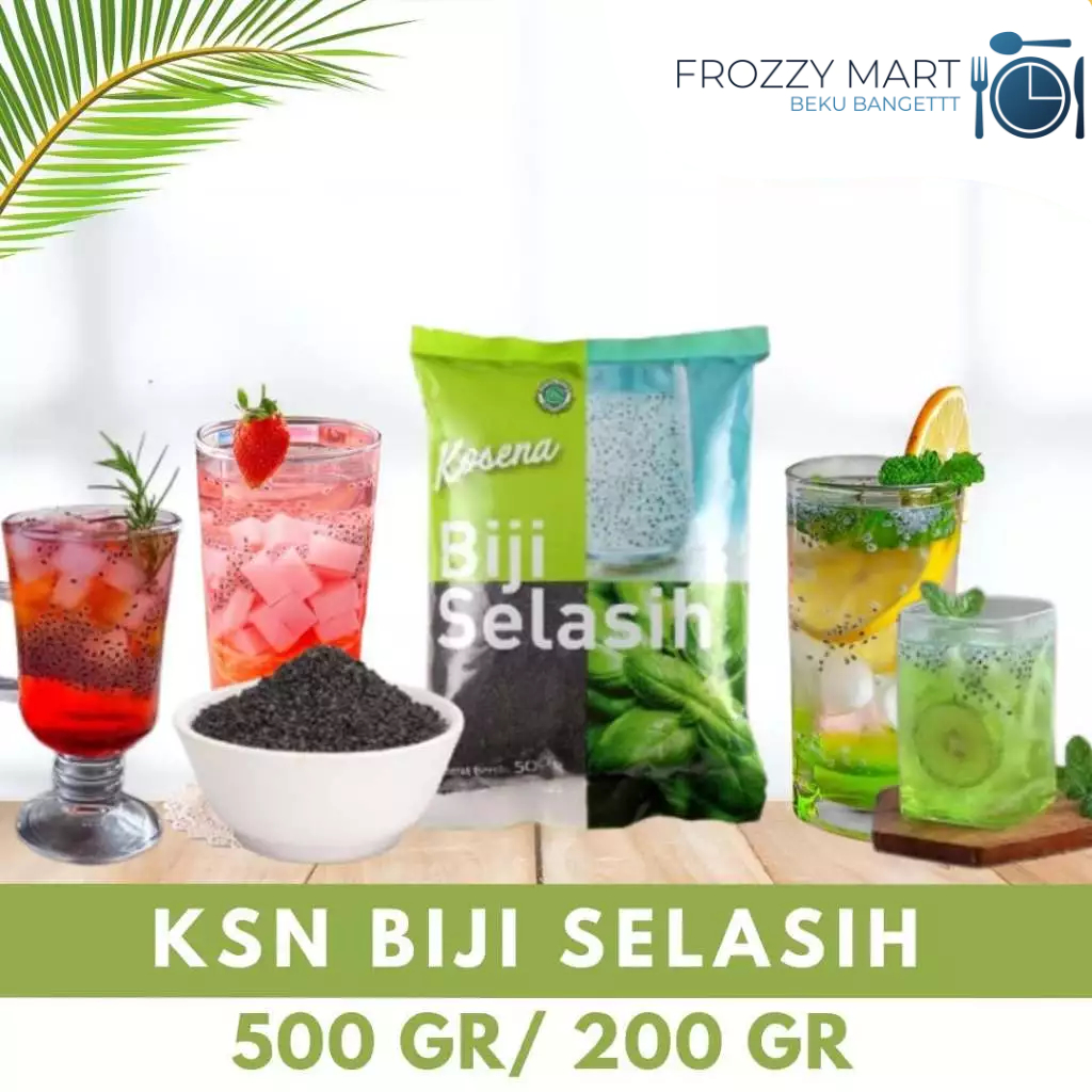 

Kosena Biji Selasih 100gr, 500gr – Selasih Premium untuk Minuman & Dessert Sehat