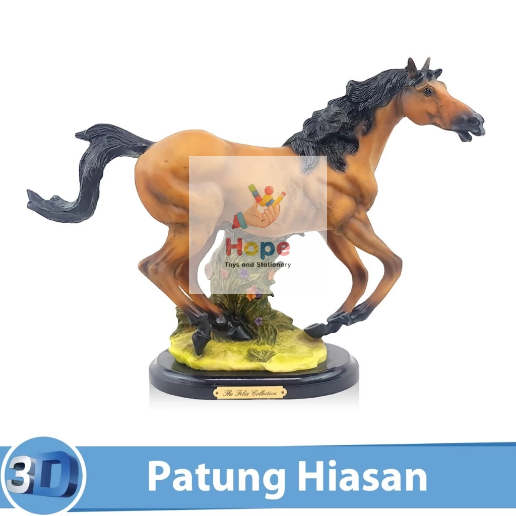Patung Hiasan Polystone Kuda State Patung Hewan Sp-Kuda