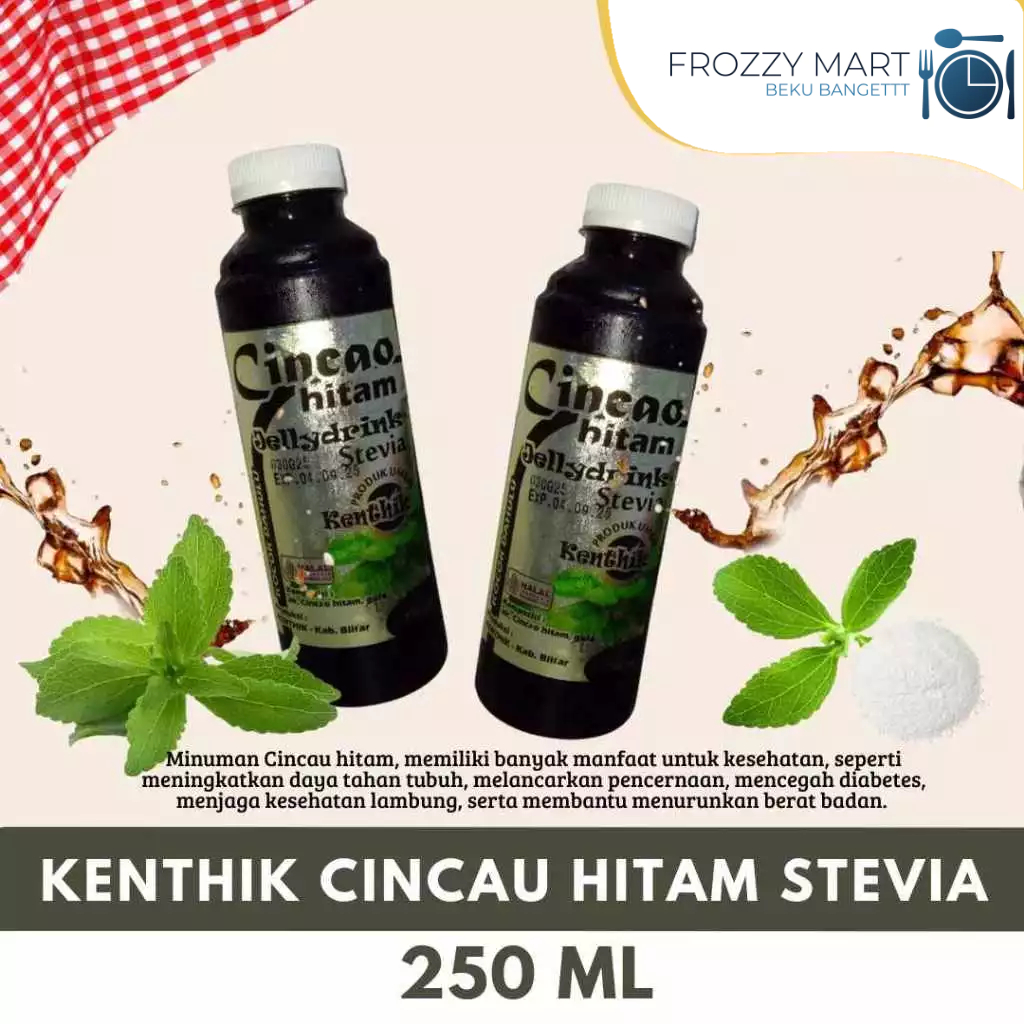 

Kenthik Cincau Hitam 250ml & Cincau Hitam Stevia 250ml – Minuman Segar Herbal