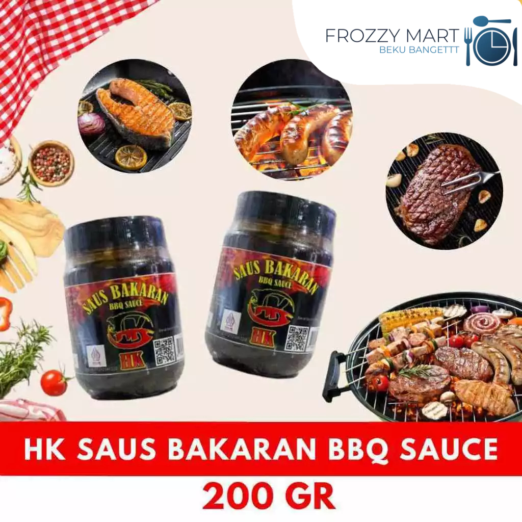 

HK Saus Bakaran BBQ Sauce 200gr – Bumbu Oles Daging Ayam Ikan Panggang