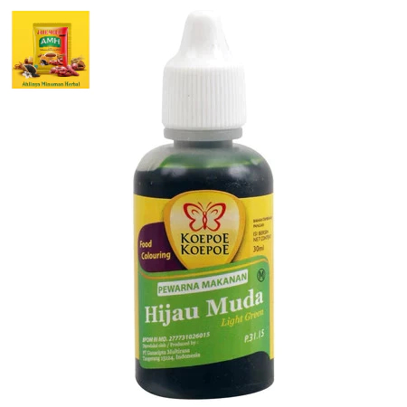 

KOEPOE-KOEPOE PEWARNA HIJAU MUDA 30ML | BUMBU DAPUR BAHAN MAKANAN