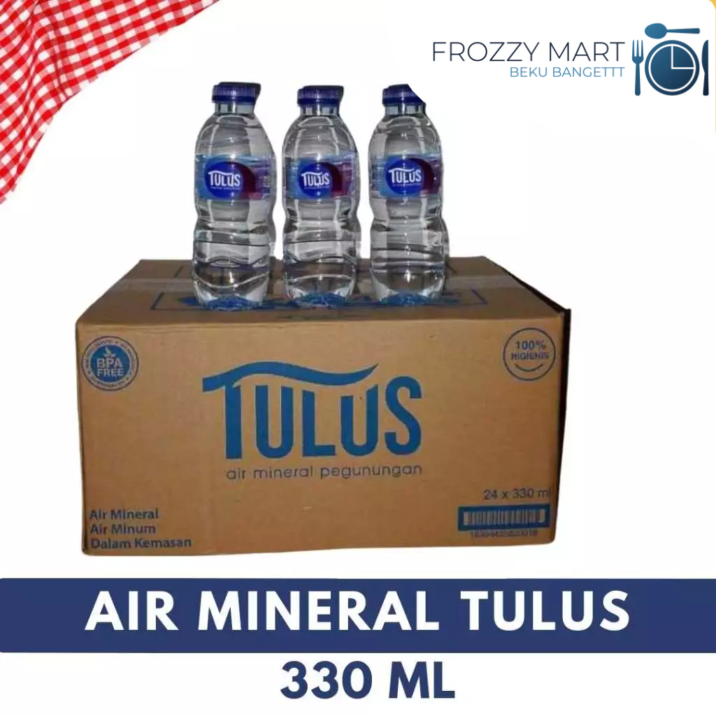 

Air Mineral TULUS 330ml – Air Minum Kemasan Botol Praktis & Segar