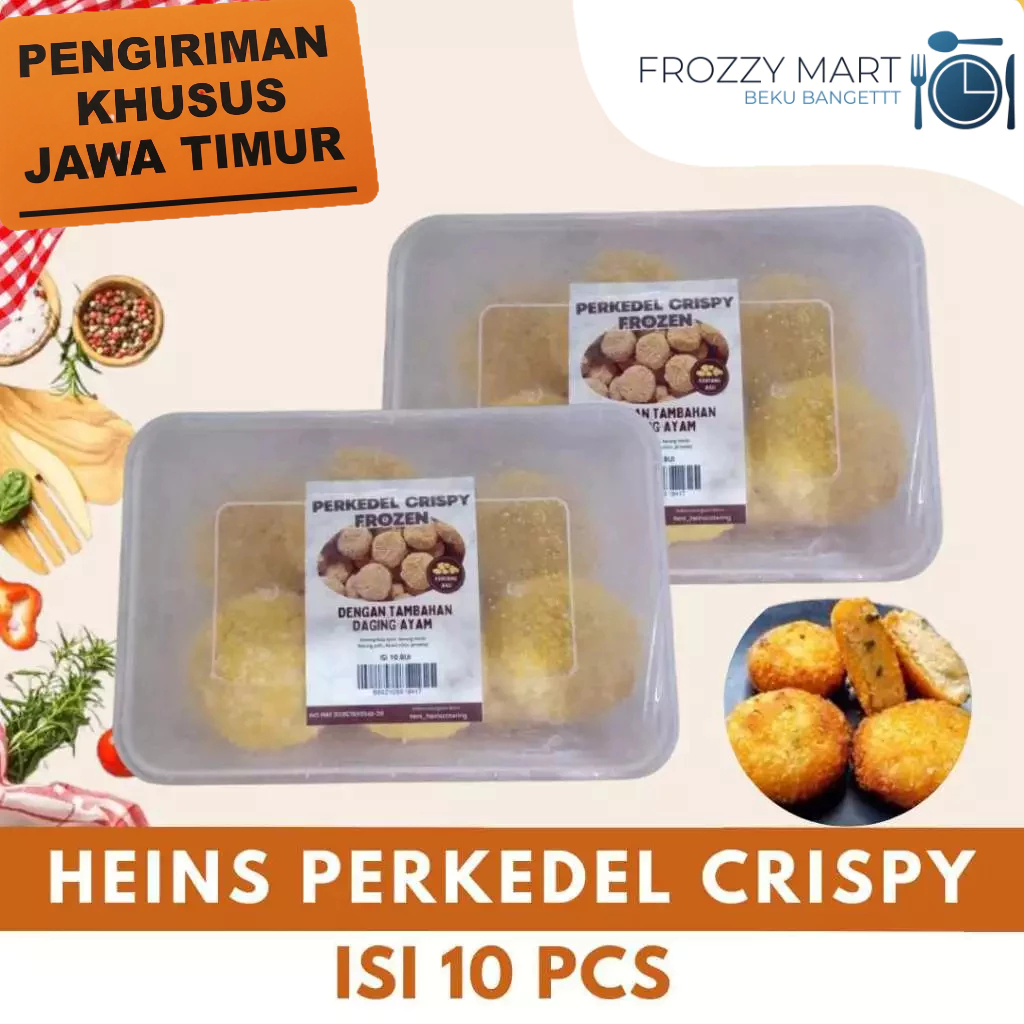 

Heins Perkedel Crispy Frozen Isi 10pcs – Kentang Goreng Siap Goreng Praktis & Gurih