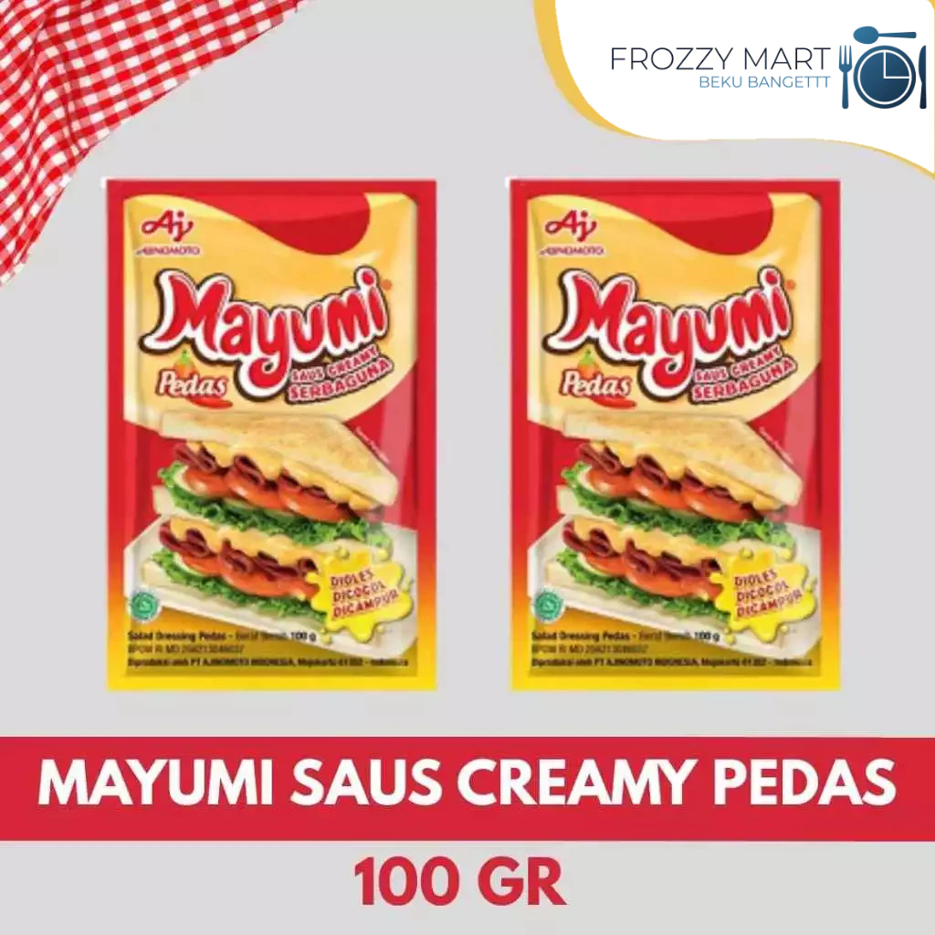 

Mayumi Saus Creamy 100gr – Pedas & Original | Saus Oles Sandwich, Burger, Kentang