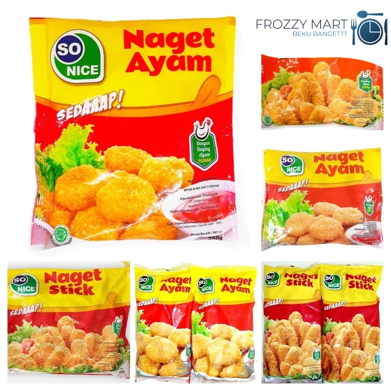

So Nice Chicken Nugget – Original & Stick | 250g / 500g / 1kg