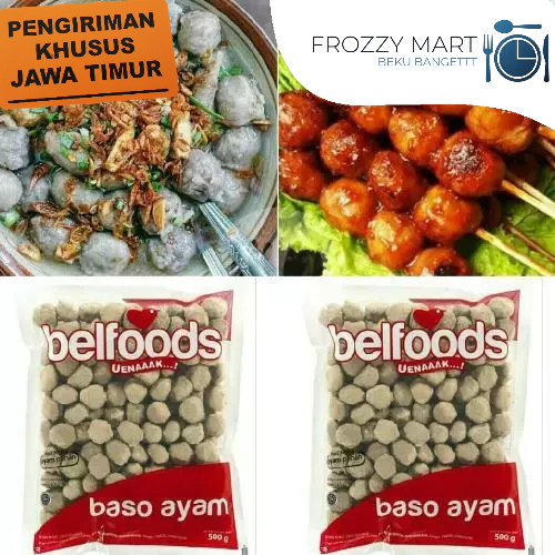 

Belfoods Bakso Ayam Kerikil Mini | Bakso Ayam Frozen Food 500 gr
