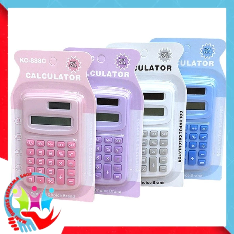 

MSBS Kalkulator Mini Warna Warni Pastel Kalkulator Kecil 8 Digit Calculator Mini Pocket Full Color Warna Macaroon Lucu Kalkulator Portable Praktis Untuk Anak Sekolah Pelajar Mahasiswa Belajar Ujian Kantor