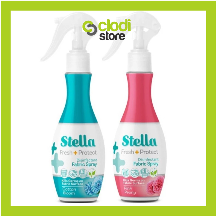 Stella Fabric Spray Fresh + Protect Disinfectant Fabric Spray - 200ml + 45ml Stella