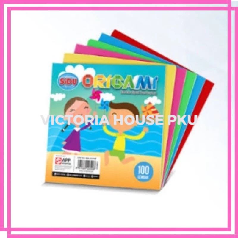 

VHP - 1 Pack Kertas Lipat Origami Kecil Sidu Warna Warni 12x12 14x14 16x16 25 100 lembar