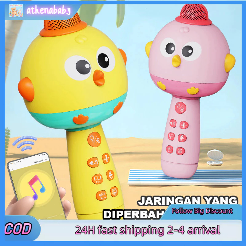 [COD]Mikrofon Nyanyi Anak/Mainan Mikrofon Anak/Mikrofon Bluetooth Wireless/Mainan Karaoke Anak