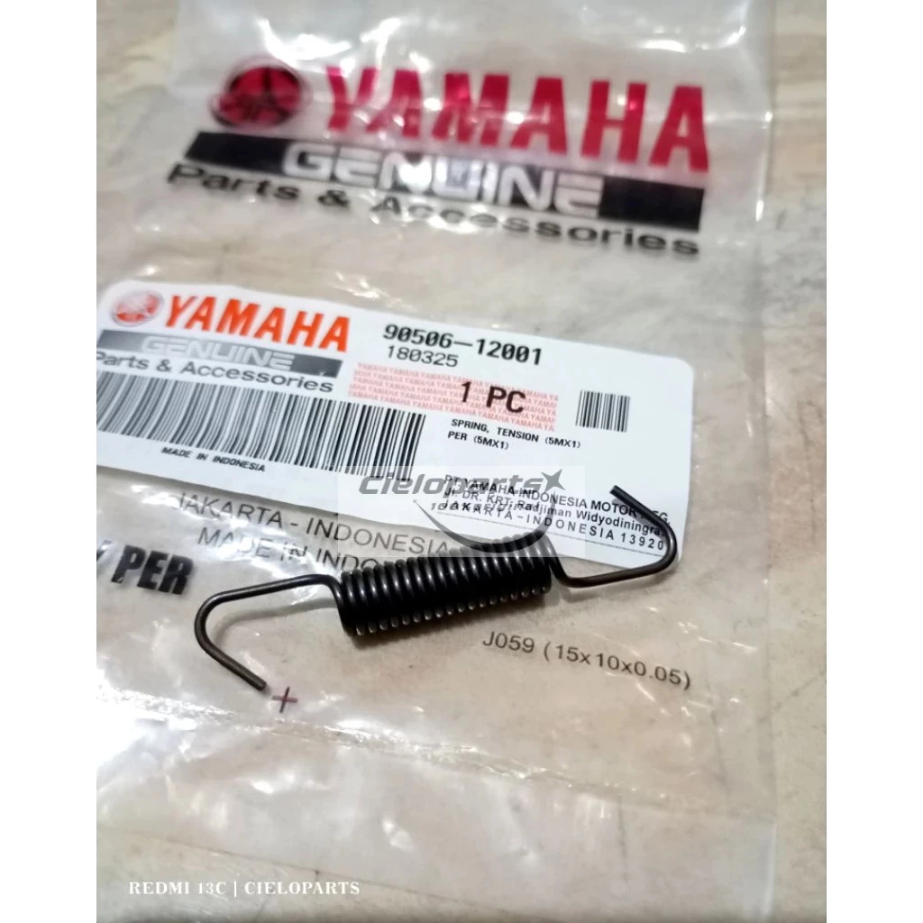 Per Pegas Kampas Rem Belakang Nouvo Mio J Soul Gt Fino F1 90506-12001 Ori YGP