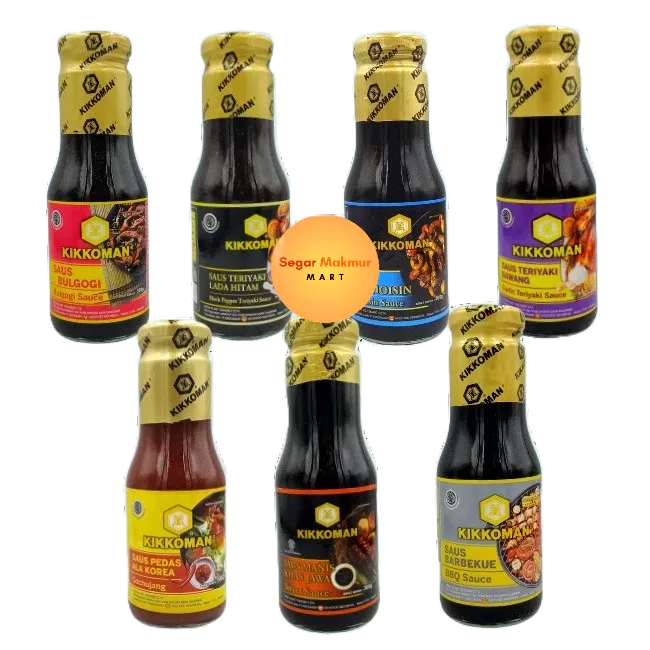 

Kikkoman Hoisin / BBQ / Blackpepper / Gochujang / Teriyaki / Garlic / Bulgogi / Sweet Sauce 300gr