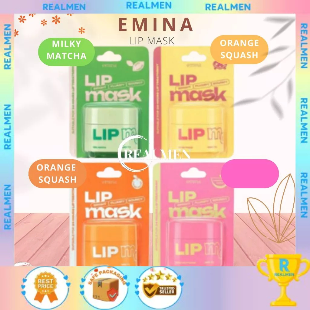EMINA Lip Mask 9gr / EMINA MASKER BIBIR BPOM