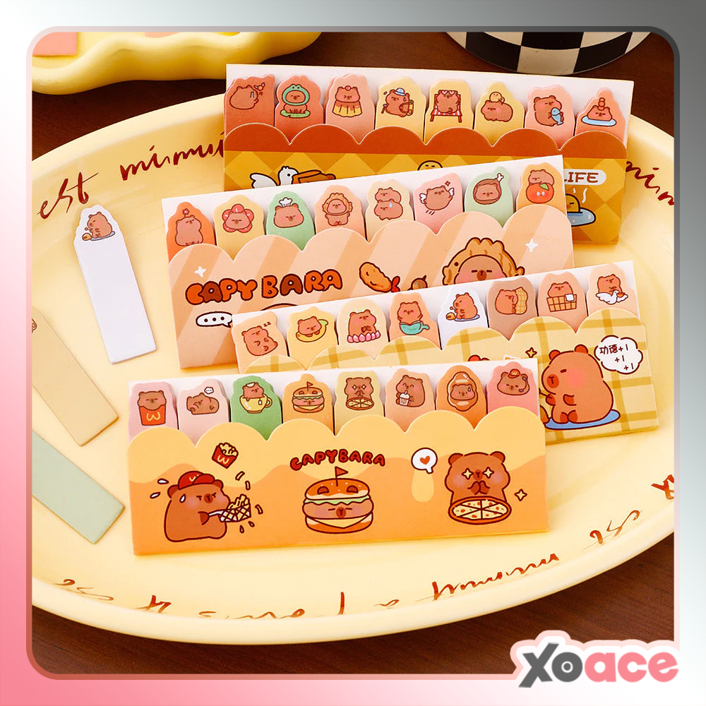 

Sticky Notes Capybara 120 Lembar Capybara Lucu Kertas Memo Penanda Pembatas Buku DCA2587