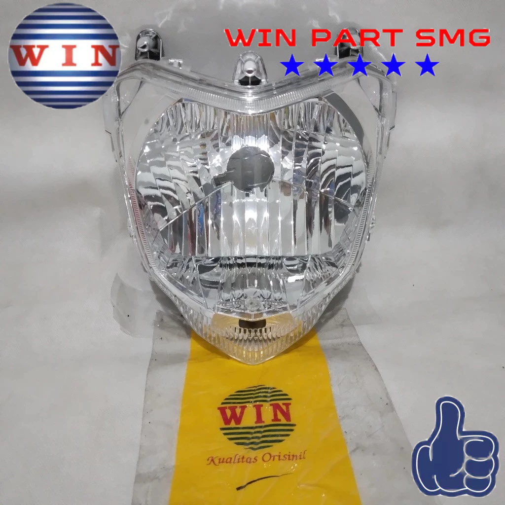 Lampu Depan Head lamp Byson Karbu 2010 2011 2012 2013 2014 Original WIN / Reflektor Headlamp LAMPU D