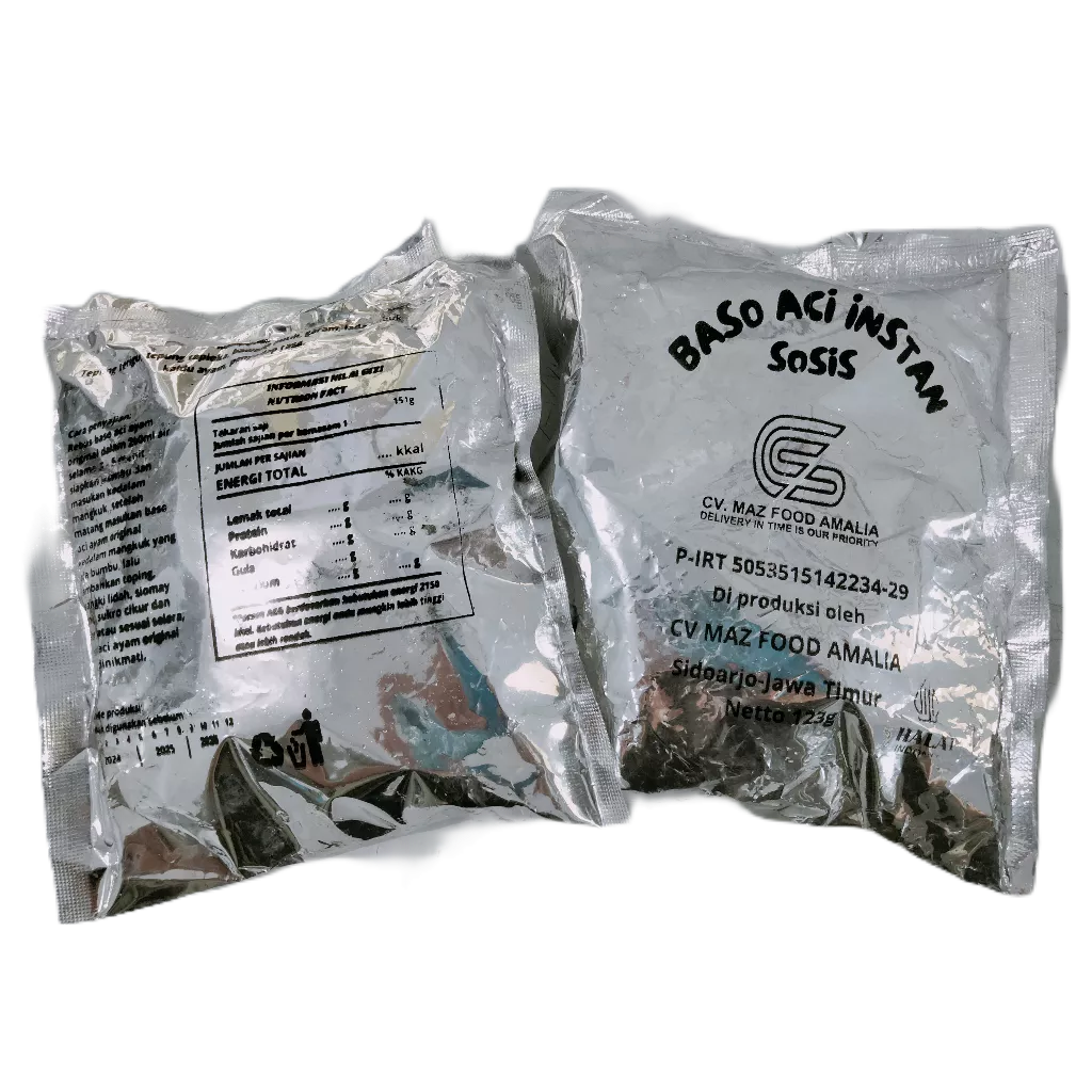 

PAKET 5 PACK BASO ACI INSTAN SOSIS HOMEMADE MAZFOOD