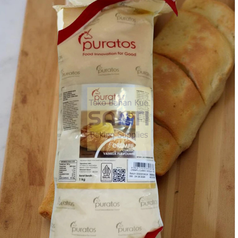 

Puratos | Isian Roti dan Kue Creamfill Vanilla | 1 Kg