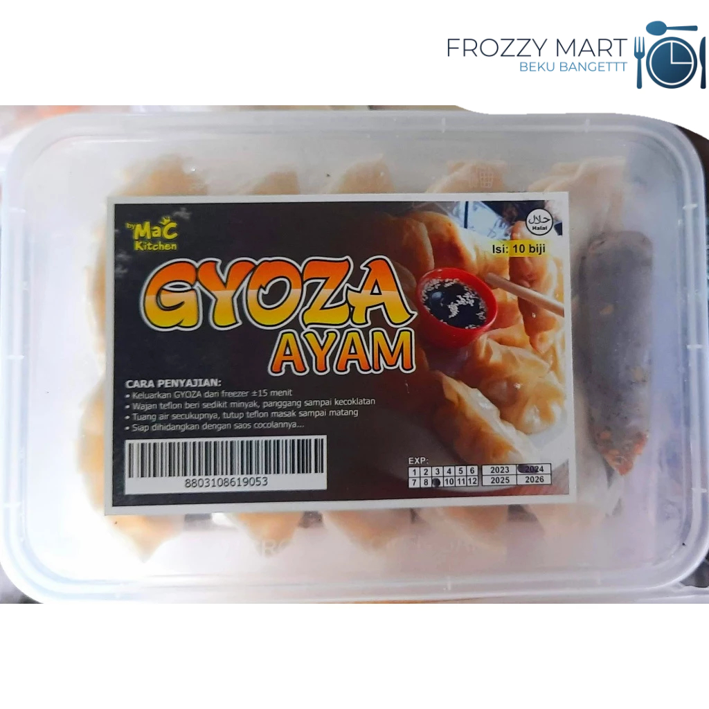 

MAC Kitchen Gyoza Ayam Isi 10 – Dimsum Frozen Gyoza Jepang Praktis & Lezat
