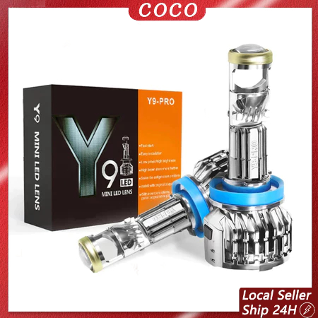 [COD]Y9 Pro Mini Projector H4 Lampu Led Mobil H11 Aes 50 Watt Lampu Led Y7d H4 Original Fog Lamp Min