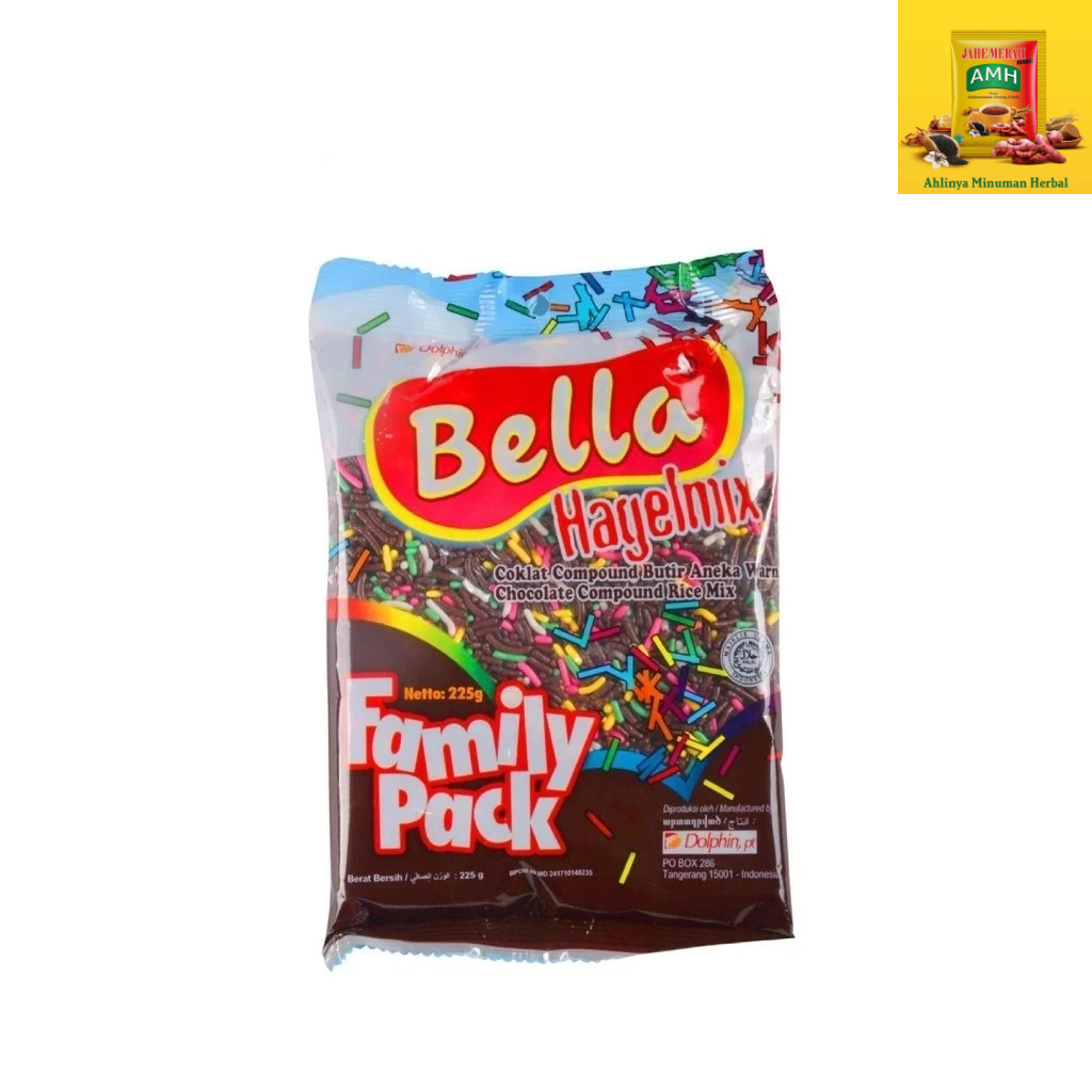 

Bella Chocolate Rice Mix Colour 225 gr (Meises Warna-Warni)