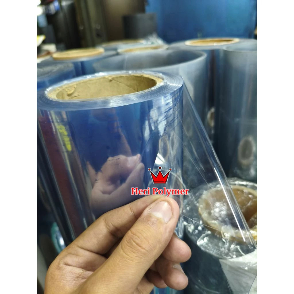 

Mika Kaku Bening 0,15mm x Lebar 140cm Meteran ( Plastik PVC Mika Kaku )