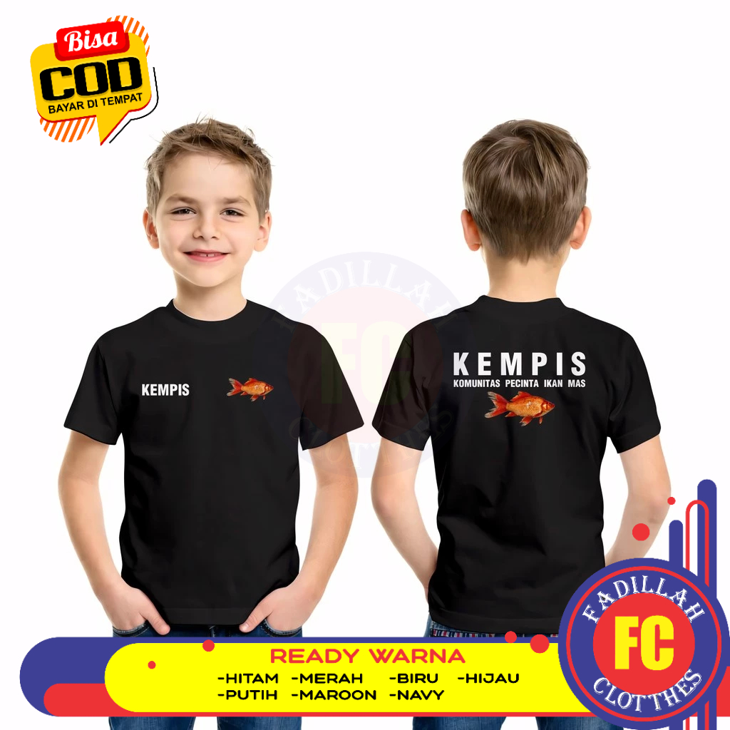 Baju Kaos Anak KEMPIS Komunitas Pecinta Ikan Mas DB Kaos Distro