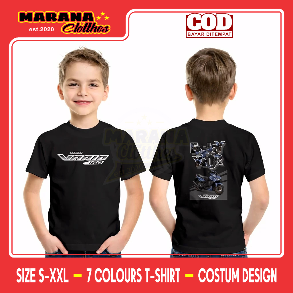Kaos Anak Enjoy Your Vario 160 Honda New Vario 160 DB Kaos Distro