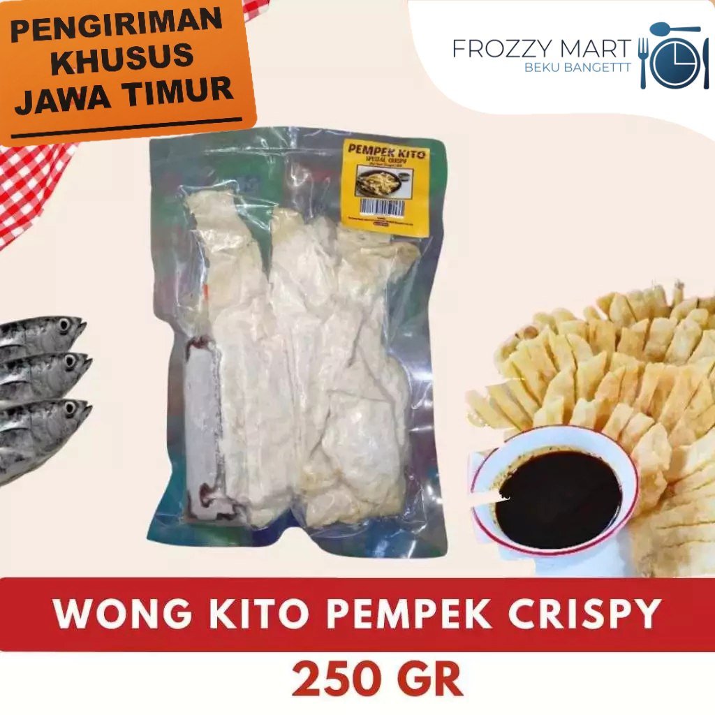 

Wong Kito Pempek Crispy 250g – Pempek Palembang Goreng Renyah Frozen