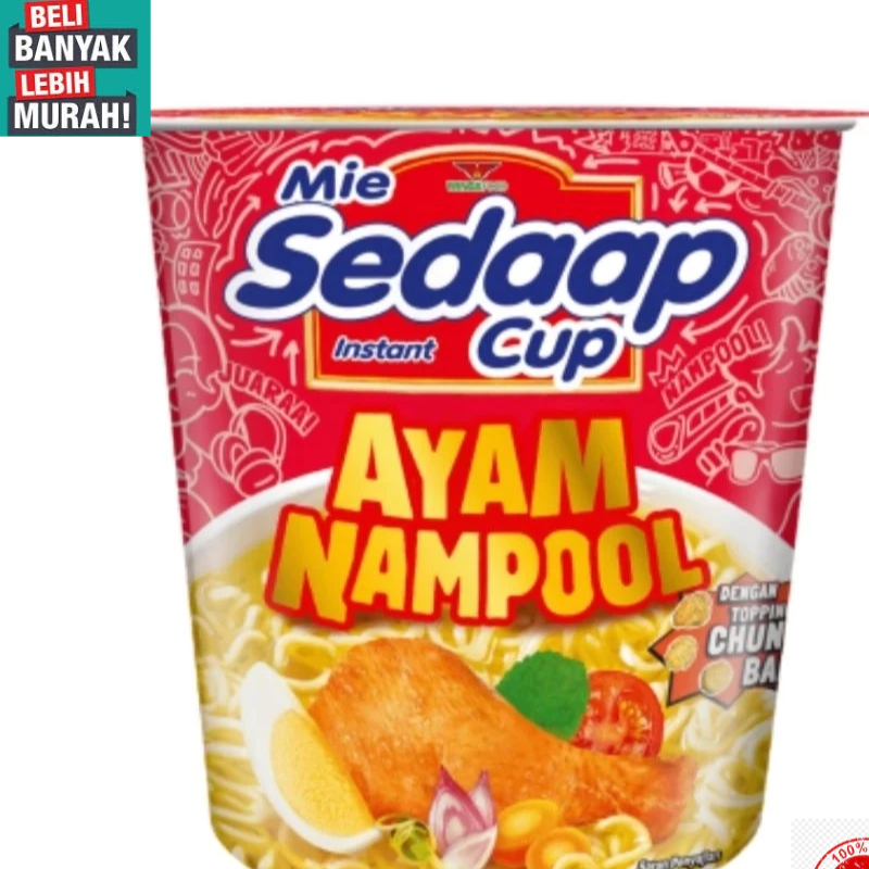 

MIE SEDAAP CUP AYAM NAMPOL ( BELI BANYAK LEBIH MURAH ) xx