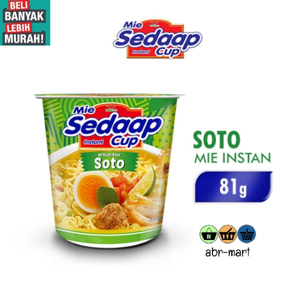 

MIE SEDAP SEDAAP CUP SOTO ( BELI BANYAK LEBIH MURAH ) xx
