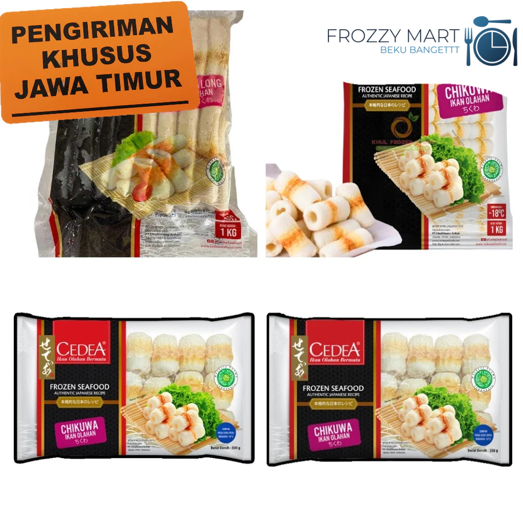 

Cedea Chikuwa Mini & Long | 250gr / 500gr / 1kg – Olahan Ikan Siap Masak