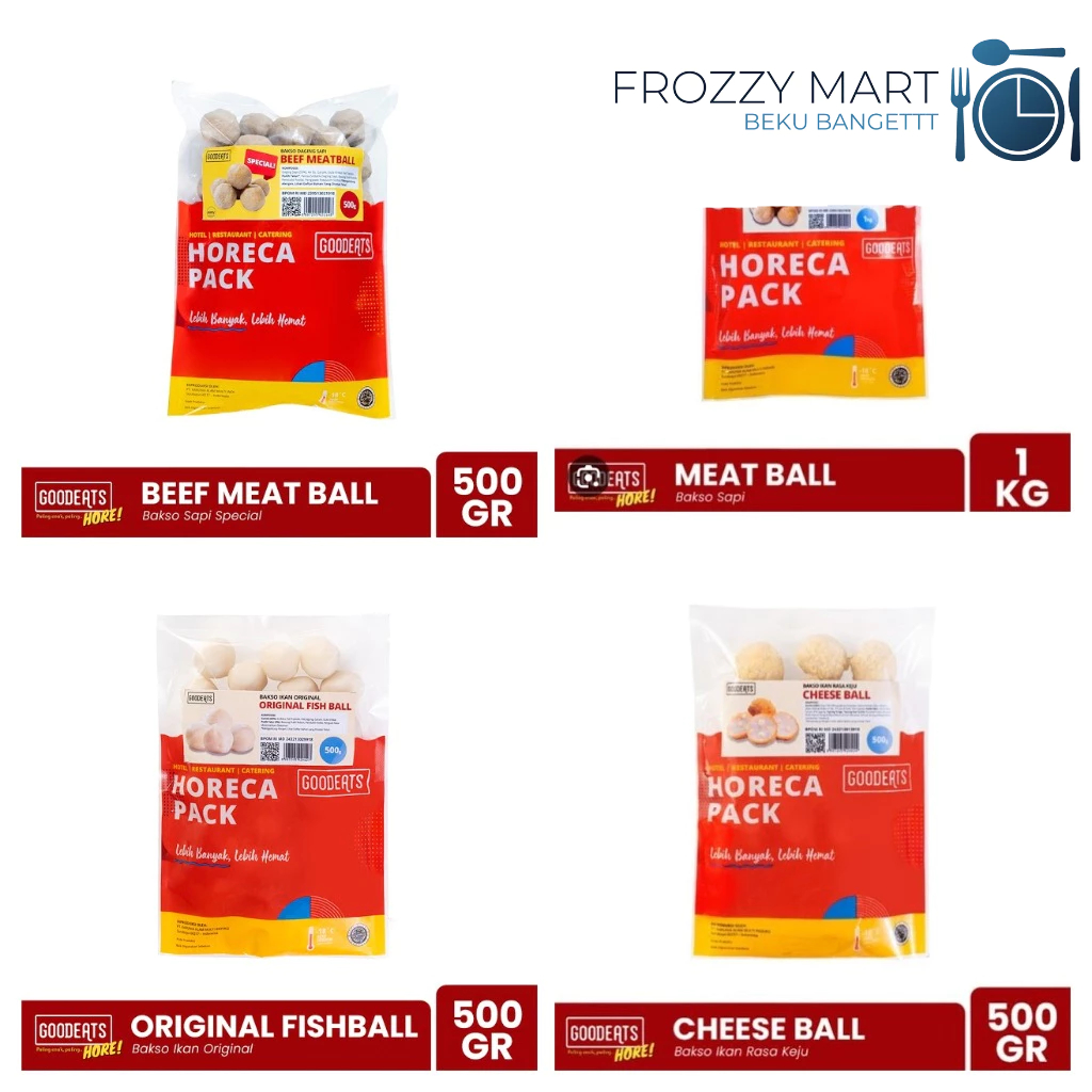 

Goodeats Bakso Series | Original Fish Ball, Cheese Ball, Beef Meat Ball