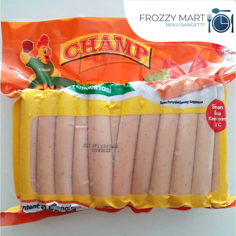 

Champ Sosis Ayam 1kg isi 40 | Lebih banyak, lebih hemat