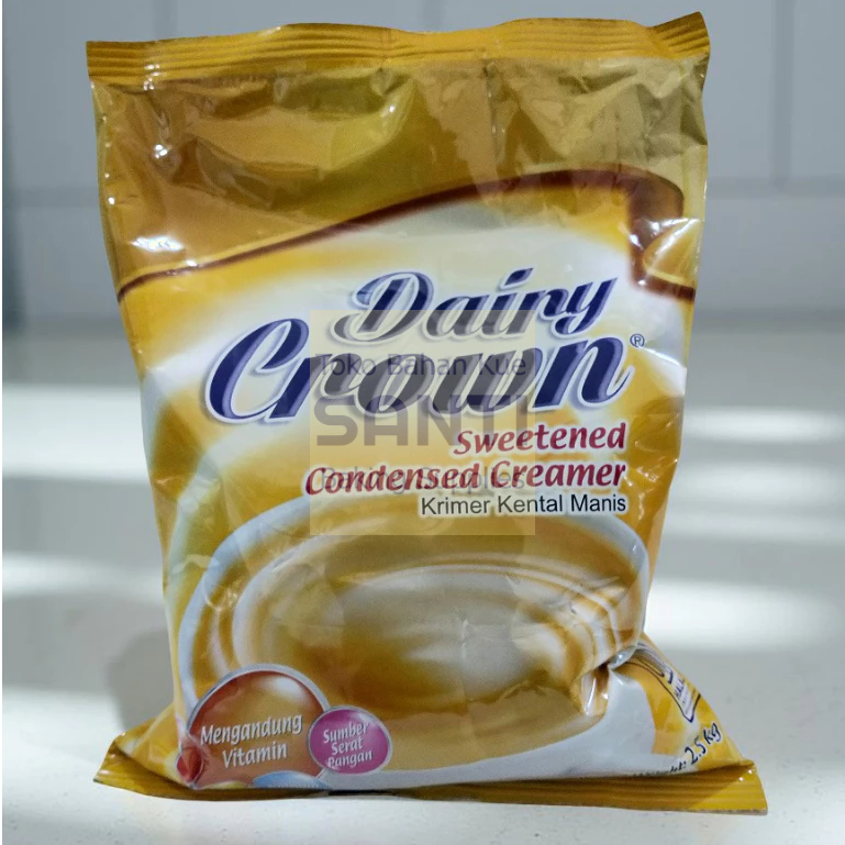 

Dairy Crown | Krimer Kental Manis Full Cream Kemasan Pouch | 2.5 Kg