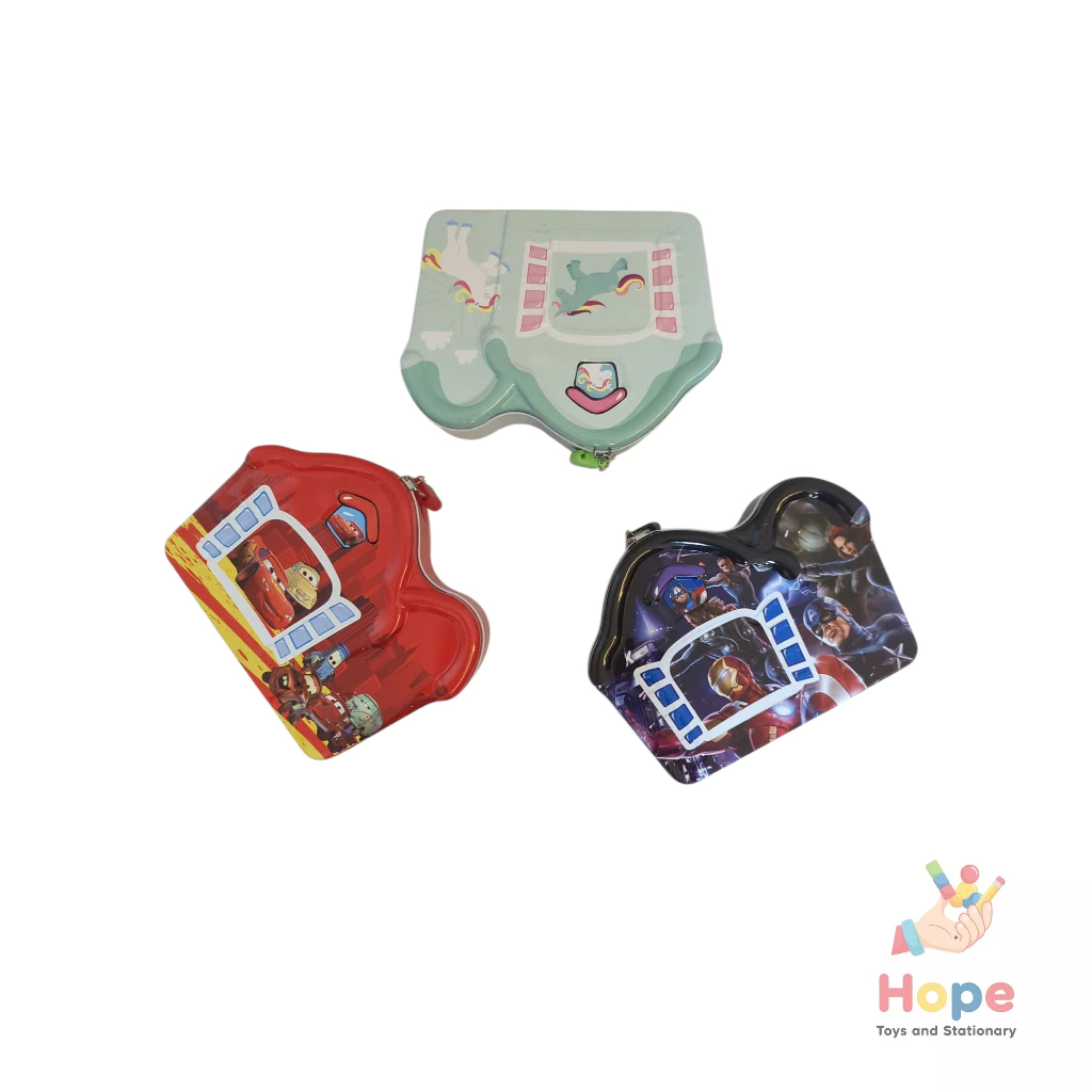 Celengan Kaleng 3D Anak Karakter Lucu dan Unik (Coin Bank) 2658