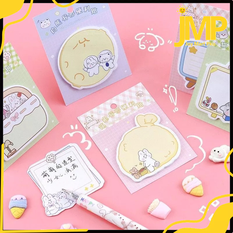 

JMP - Sticky Note Mini Karakter Kartun Lucu Isi 20 Lembar Tempelan Kertas Catatan Memo Set Note Karakter Animal Mini Book Karakter