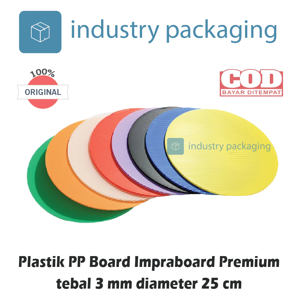 

Alas Kue Impraboard Bulat 25 cm – Tatakan Cake Board Tebal 3 mm