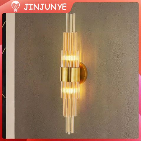 Lampu Dinding Kristal Mewah Premium MODERN wall lamp Untuk Dekorasi Kamar Mandi / Ruang Tamu / Kamar