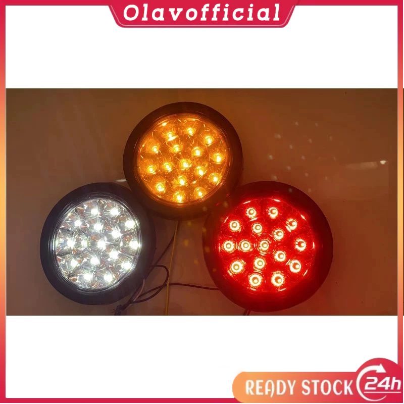 COD Stop Lamp Truk 12-24 Volt Model BULAT 16 LED