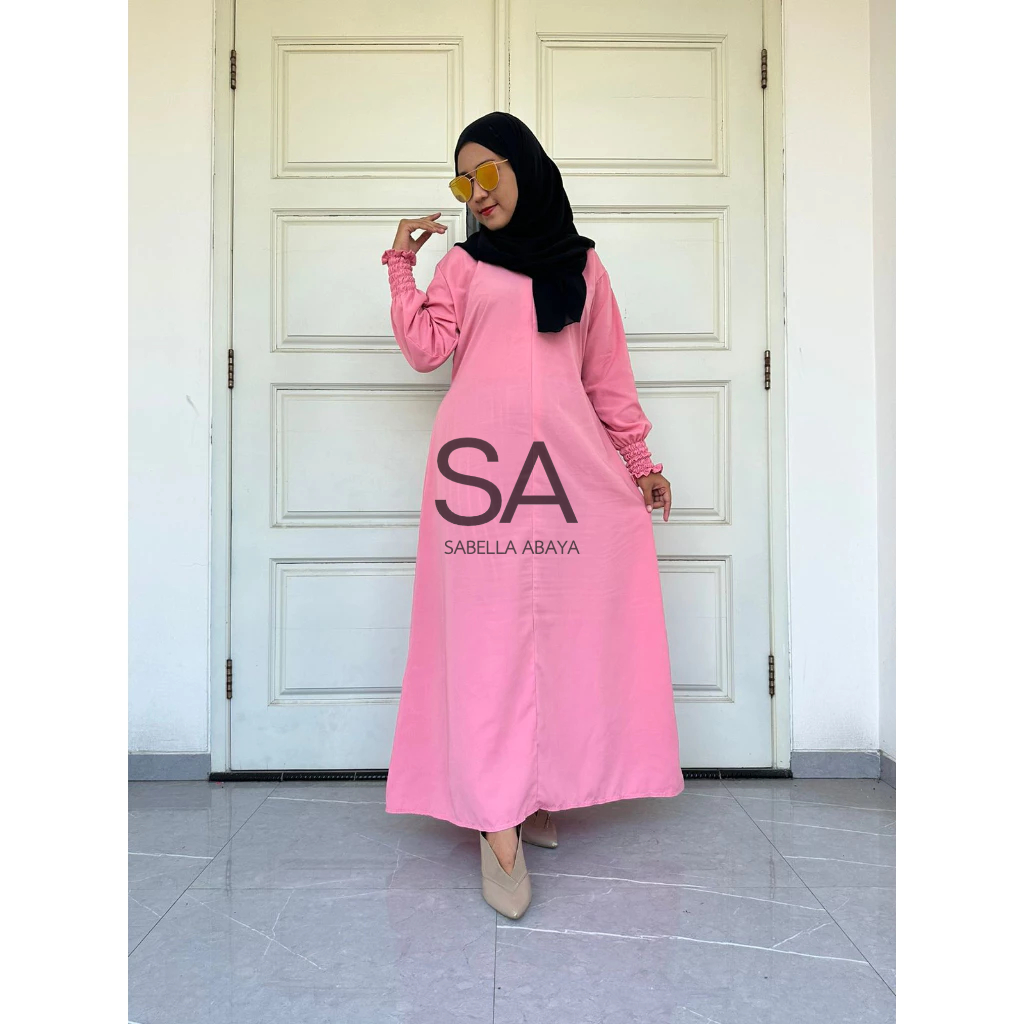 Gamis semi abaya Malaysia busui