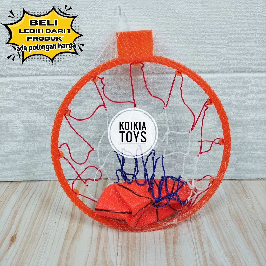 Mainan bola basket anak dengan ring basket