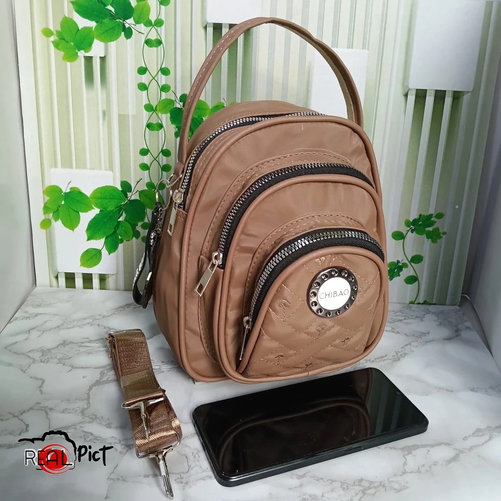 tas chibao wanita/tas ransel selempang wanita kekinian